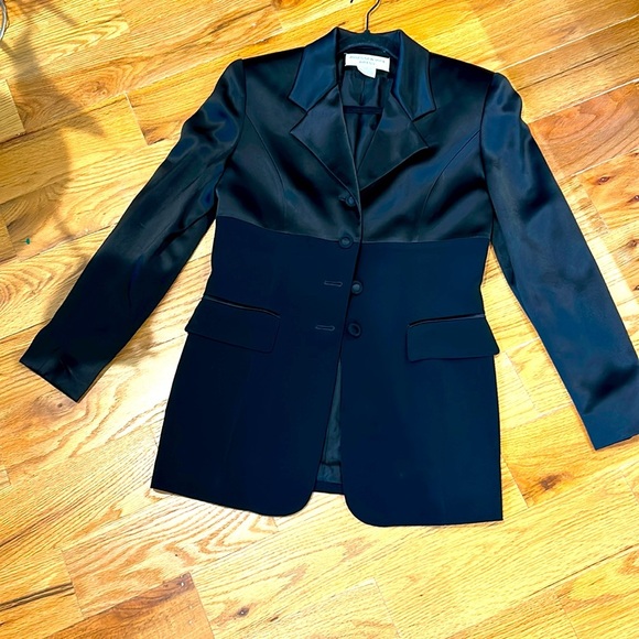 Jones New York Satin Panel Blazer - Picture 2 of 9